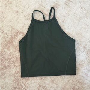 lululemon athletica Dark Green Crop Top